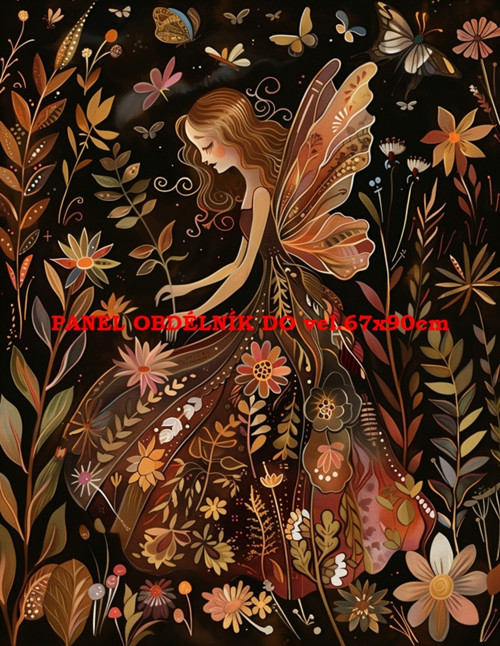 Bavlněný panel - varianty velikostí / 11x15 cm