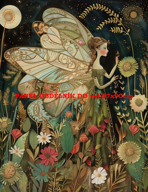 Bavlněný panel - varianty velikostí / 11x15 cm
