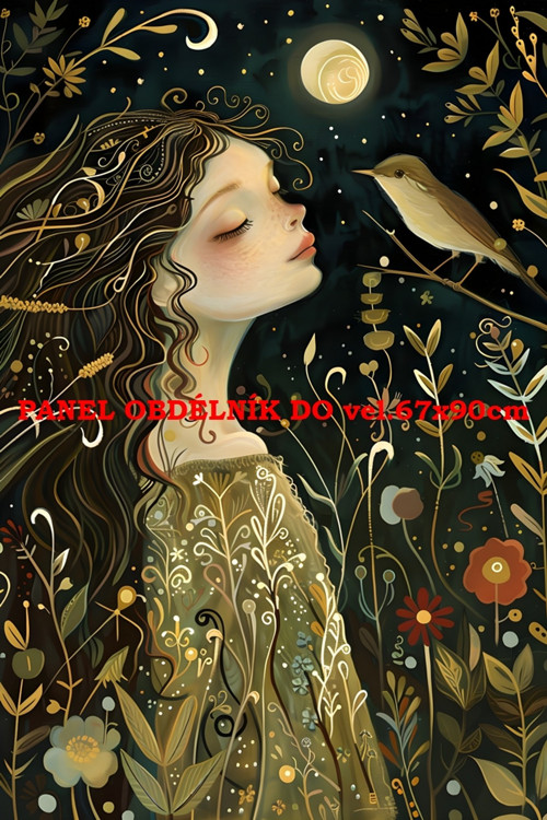 Bavlněný panel - varianty velikostí / 11x15 cm