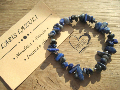 Pružný Náramek - Lapis Lazuli — foto 1