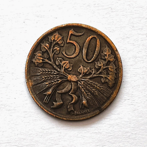 50 Haléř 1948 Československo