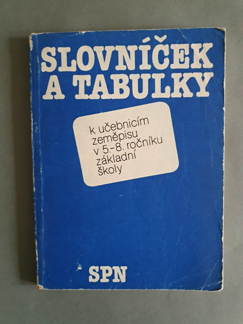 Slovníček a tabulky