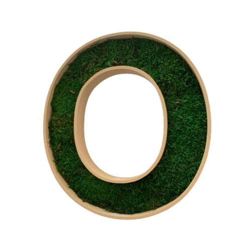 Mechové písmeno "O"