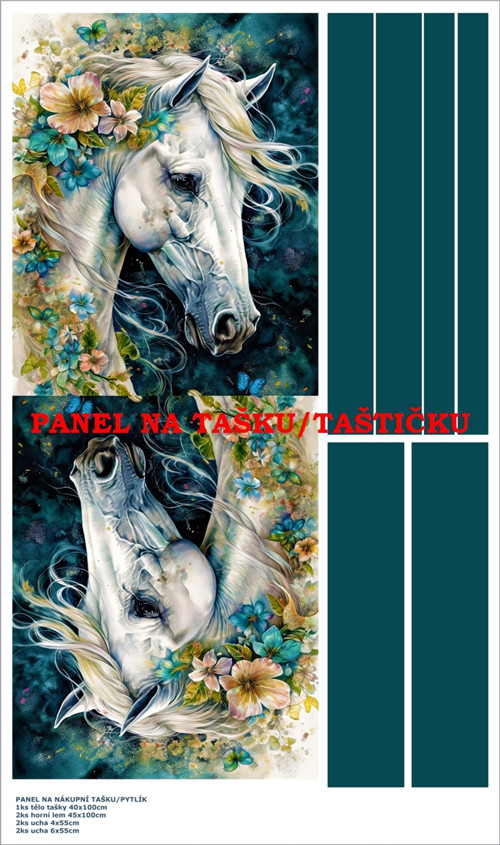 Panel na tašku/taštičku - bavlna XL
