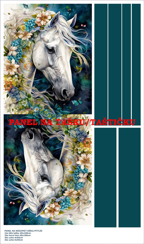 Panel na tašku/taštičku - bavlna XL