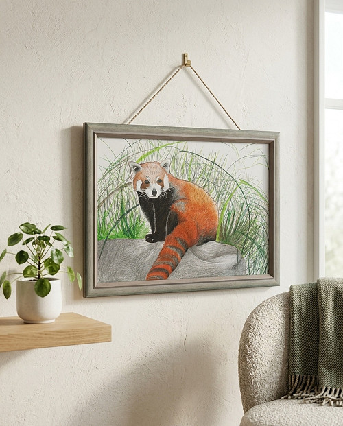 Panda červená