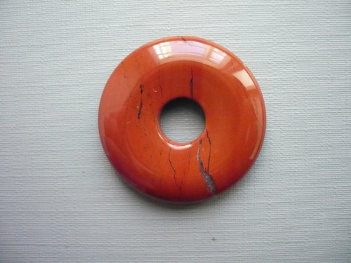 Donut 30 mm - jaspis červený, č.16f
