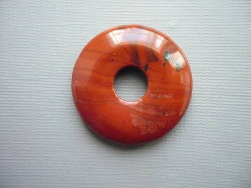 Donut 30 mm - jaspis červený, č.21f