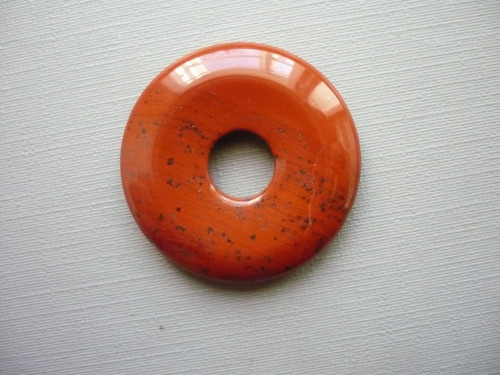Donut 30 mm - jaspis červený, č.29f