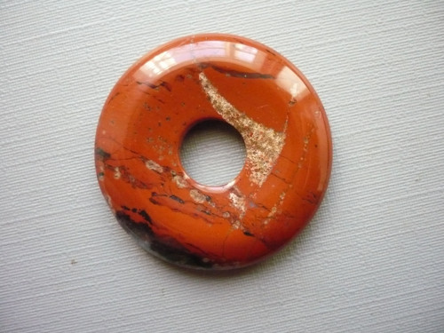 Donut 30 mm - jaspis červený, č.35f