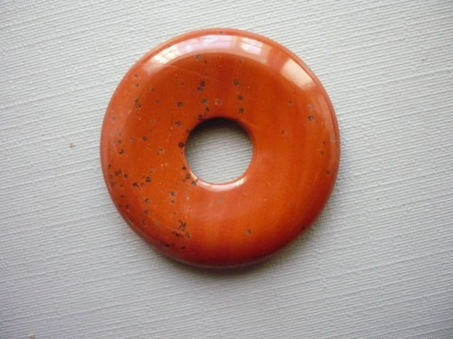 Donut 30 mm - jaspis červený, č.37f