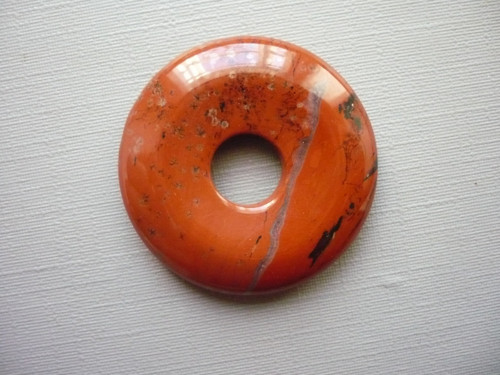 Donut 30 mm - jaspis červený, č.42f
