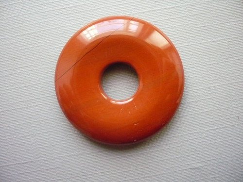 Donut 30 mm - jaspis červený, č.47f