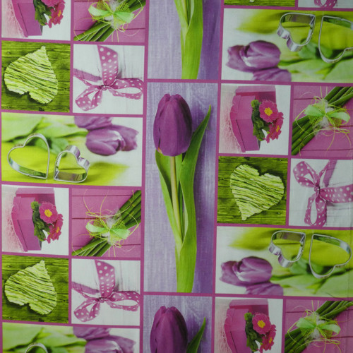 Látka Tulipán digi