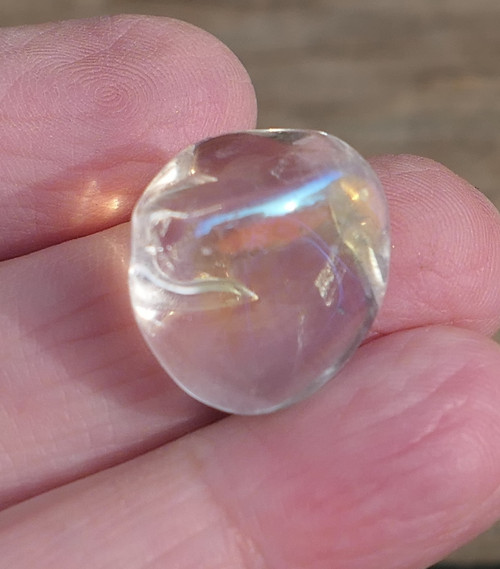 Křišťál - aqua aura (19 mm) V723