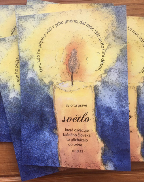 Vánoční přání s biblickým textem – Pravé světlo