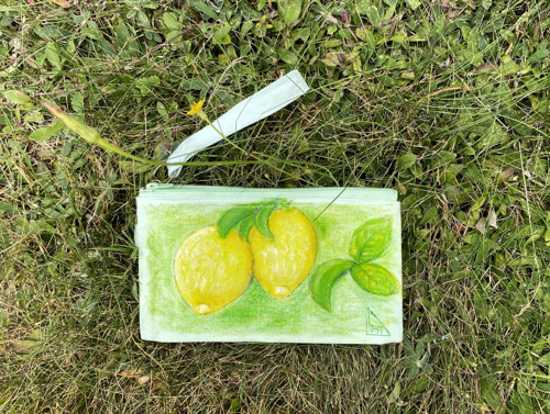 Látková taštička "Citrony"