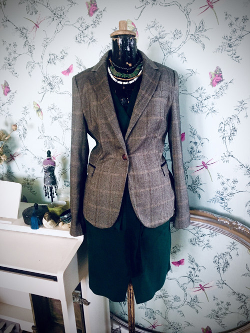 Sako dandy, záplaty na rukávech — foto 1