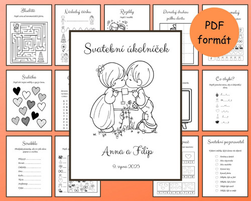 Svatební úkolníček 2 - PDF