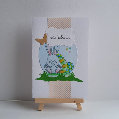 Velikonoční přání s obálkou