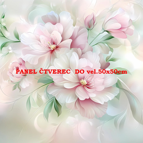 Bavlněný panel 15x15 cm - skladem — foto 1