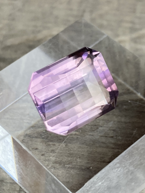 AMETRÍN- přír. drahokam, 12.80 CT, Bolívie ověřen