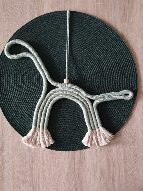 Macrame duha dinosaur