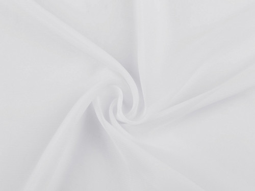 Šifon šíře 150 cm (10cm) - bílá