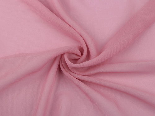 Šifon šíře 150 cm (10cm) - starorůžová