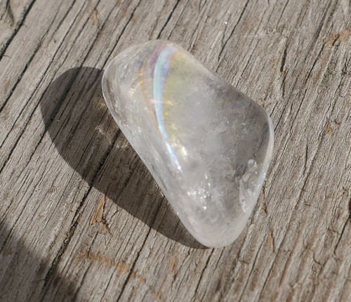 Křišťál - aqua aura (23 mm) V773