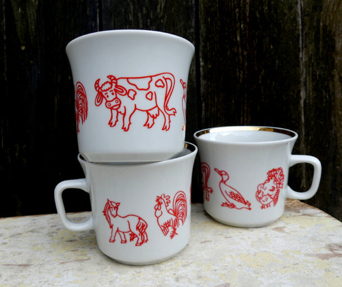 Na statku...dětský porcelánový hrníček Thun
