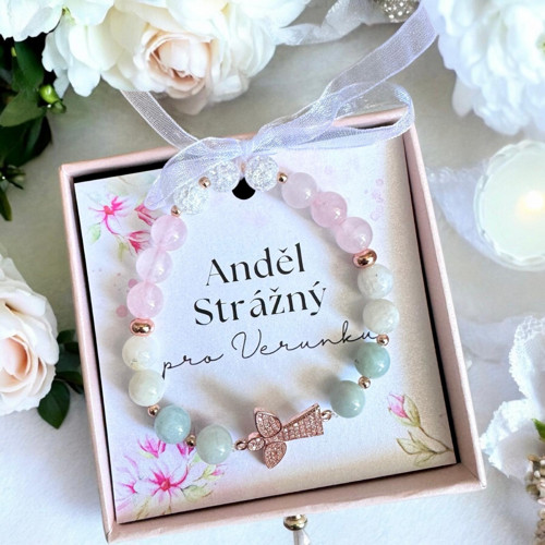 Náramek Anděl strážný křišťál