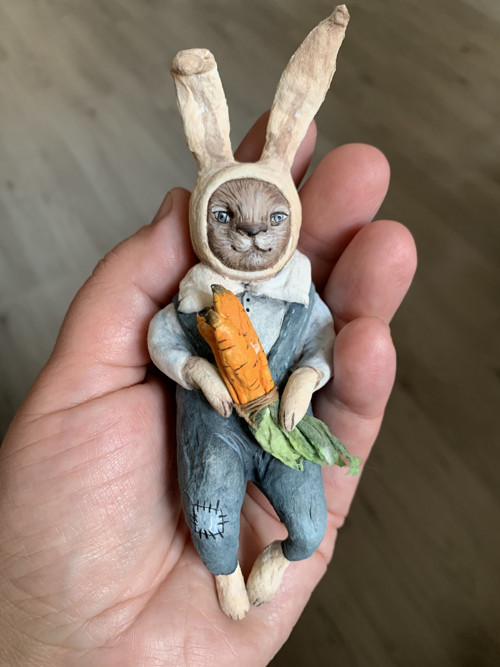 Hračka z vaty "Králík".
