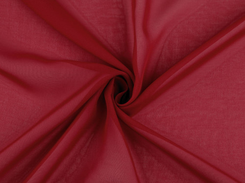 Šifon šíře 150 cm (10cm) - bordó