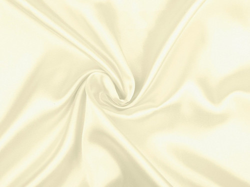 Satén šíře 150 cm (10cm) - krémová
