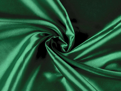 Satén šíře 150 cm (10cm) - zelená