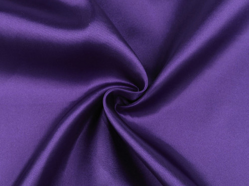 Satén šíře 150 cm (10cm) - fialová