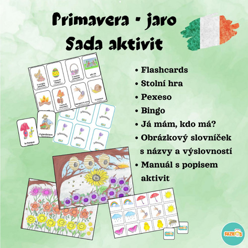 Sada aktivit jaro - primavera (pdf k tisku)