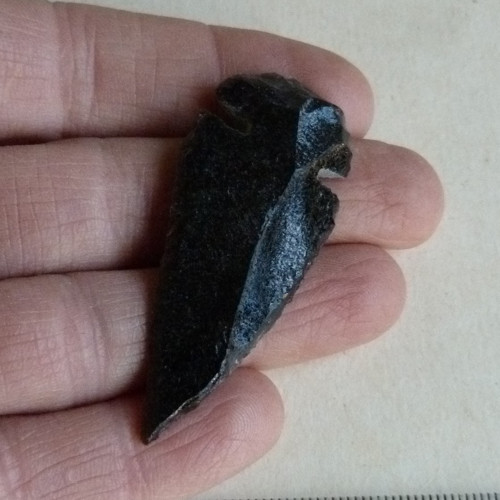Obsidián černý - hrot - 5 cm (OH5)