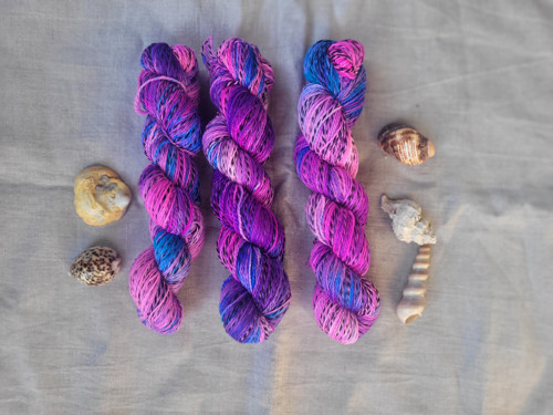 Neon zebra- 4ply-ručně barvená 100% merino vlna