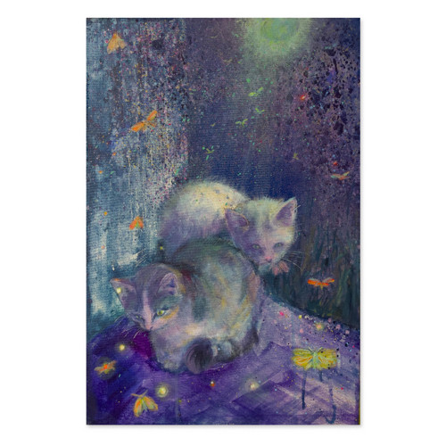 Sourozenci / 40x60 cm / malba na plátně