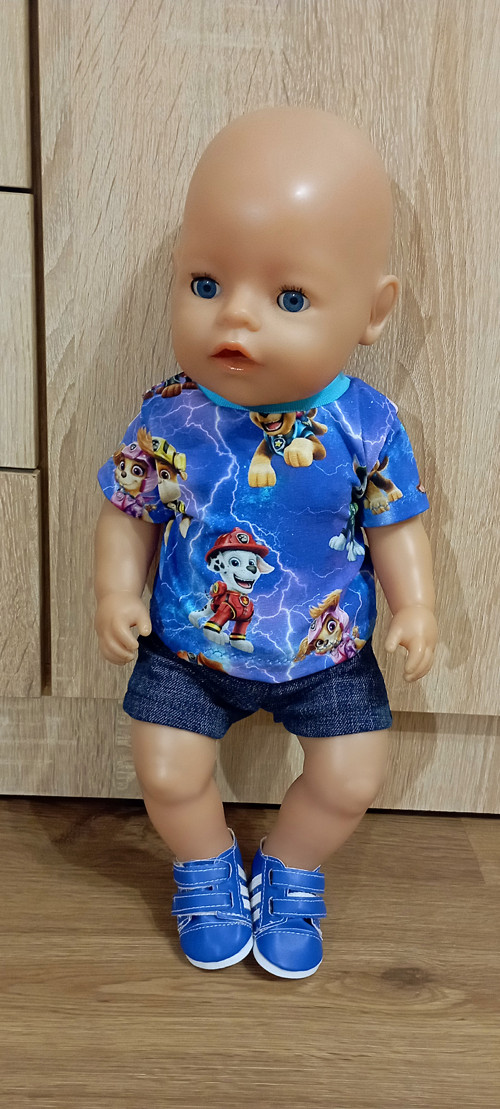 Tričko a kraťasy pro baby born 43 cm