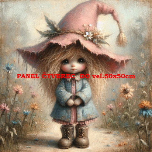 Bavlněný panel 25x25 cm - skladem — foto 1