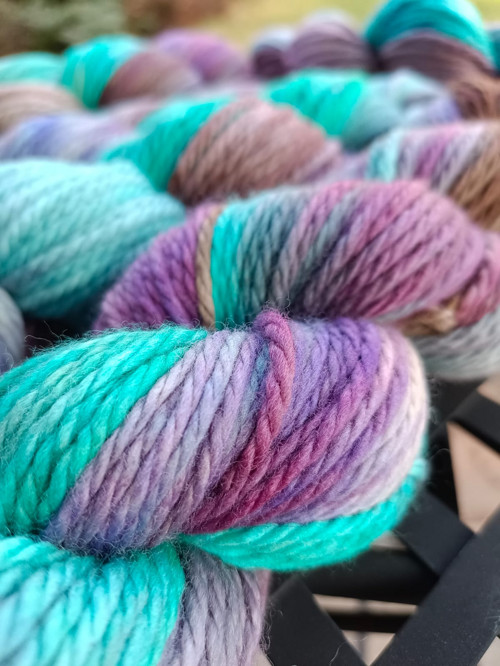 3. Ručně barvená příze, 100% merino vlna