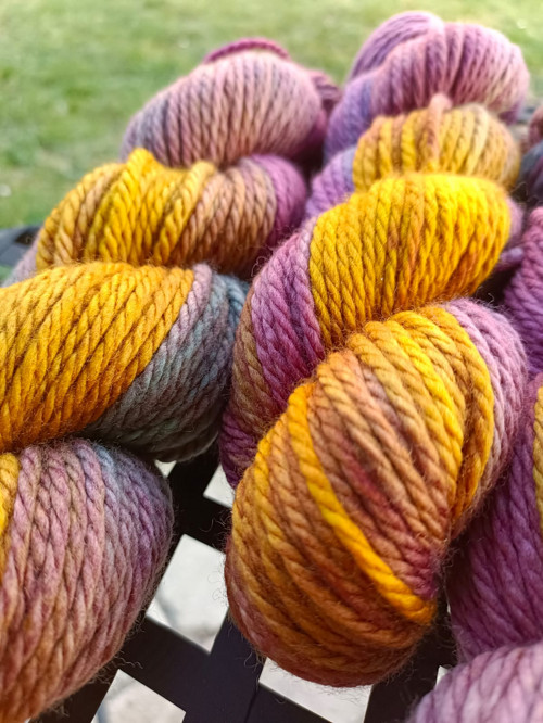 6. Ručně barvená příze, 100% merino vlna