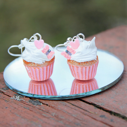 Cupcakes se srdíčky a motýlky