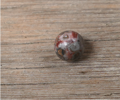 Kulička - jaspis leopardí 10,2 mm V841 — foto 1