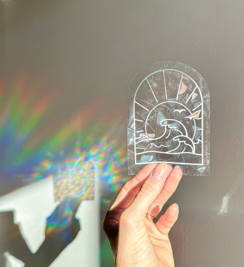 Lapač slunce suncatcher - západ slunce