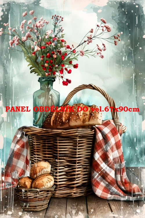 Bavlněný panel 20x30 cm - skladem
