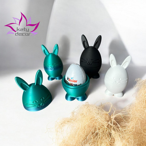 Velikonoční zajíček na Kinder vajíčko